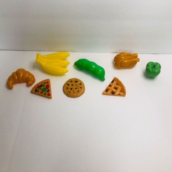 fake food lot play pretend cresant pizza bananas cookie pepper chicken - Picture 2 of 4